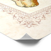 梨のフルーテッドソラヌムカントリーキッチンデコール ポスター (角)