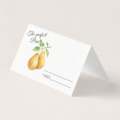 梨のブライダルシャワー結婚 – のテーブル番号 (裏面)