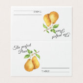 梨のブライダルシャワー結婚 – のテーブル番号 (外部フラット)