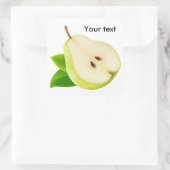 梨の半分 スクエアシール (バッグ)