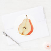 梨の半分 ラウンドシール (封筒)