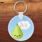 梨の圧力 キーホルダー (正面)