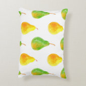 梨の実の継ぎ目のない模様 アクセントクッション (裏面(縦))