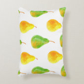 梨の実の継ぎ目のない模様 アクセントクッション (正面(垂直))