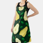 梨の実の継ぎ目のない模様 エプロン (インサイチュ)