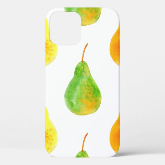 梨の実の継ぎ目のない模様 Case-Mate iPhoneケース (裏面)
