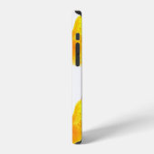 梨の実の継ぎ目のない模様 iPhoneケース (左側面)