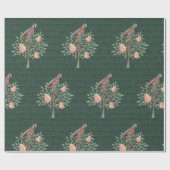 梨の木のクリスマスパラッジ ラッピングペーパー (フラット)