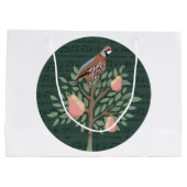 梨の木のクリスマスパラッジ ラージペーパーバッグ (裏面)