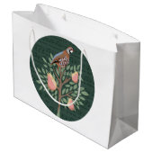 梨の木のクリスマスパラッジ ラージペーパーバッグ (裏面アングル)