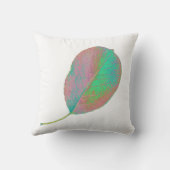 梨の木のグリーンリーフテクスチャクッション装飾用クッション クッション (裏面)