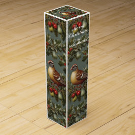 梨の木のパーソナライゼーション文字 ワインギフトボックス