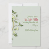 梨の木のヤマドリの招待状 招待状 (正面)