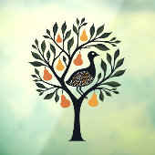 梨の木の切り抜きステンシルレトロ5 ウィンドウサイン (シート3)