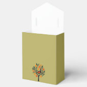 梨の木の切り抜きステンシルレトロ6 フェイバーボックス (オープン)