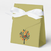 梨の木の切り抜きステンシルレトロ6 フェイバーボックス (正面サイド)