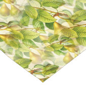 梨の木の枝と梨のパターン ロングテーブルランナー (コーナー)