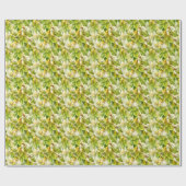 梨の木の枝と梨の模様  ラッピングペーパー (フラット)