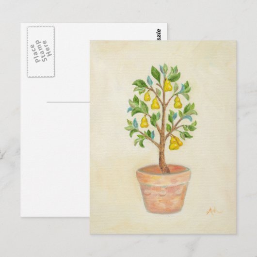 梨の木はがき ポストカード (正面/裏面)