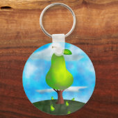 梨の木 キーホルダー (正面)