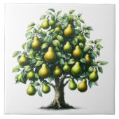 梨の木 タイル (正面)