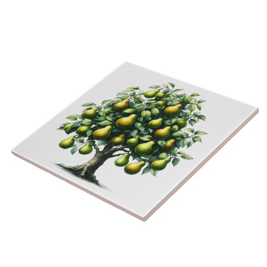 梨の木 タイル (側面)