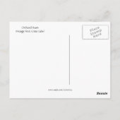 梨の果実ヴィンテージクレートのラベル ポストカード (裏面)