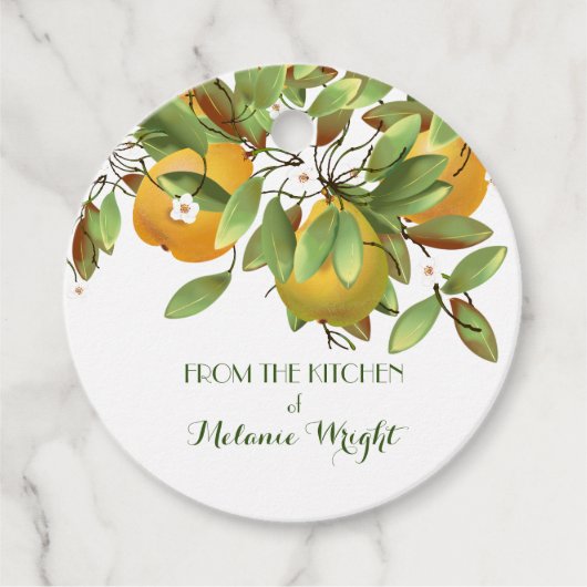 梨の果実缶詰ギフト フェイバータグ (正面)