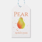 梨の果実 ギフトタグ (正面)