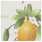 梨の果実 ファブリック (クローズアップ)