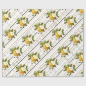 梨の果実 ラッピングペーパー (フラット)