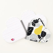 梨の枝（黄色） ノートブック (内部)