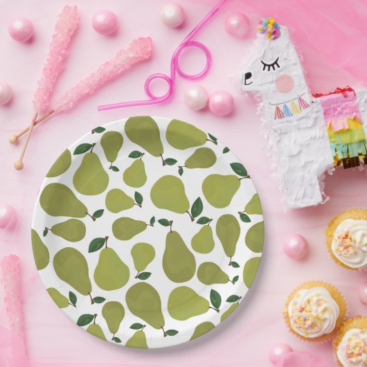 梨の模様 ペーパープレート (パーティー)