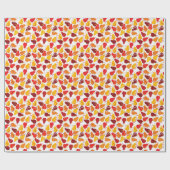 梨の模様 ラッピングペーパー (フラット)