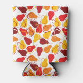 梨の模様 缶クーラー (正面)