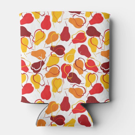 梨の模様 缶クーラー (裏面)