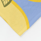 梨の継ぎ目のない模様 フリースブランケット (角)