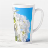 梨の花の枝 カフェラテマグ (右)