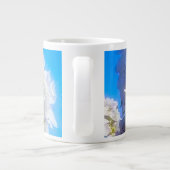 梨の花の枝 ジャンボコーヒーマグカップ (裏面)