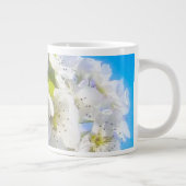 梨の花の枝 ジャンボコーヒーマグカップ (右)