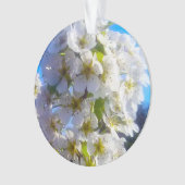 梨の花 オーナメント (正面)