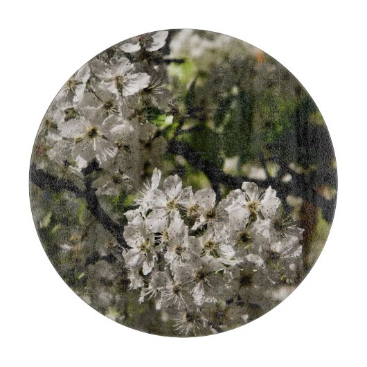 梨の花 カッティングボード (正面)