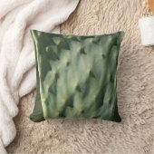 梨の質感(緑淡い色の) クッション (ブランケット)