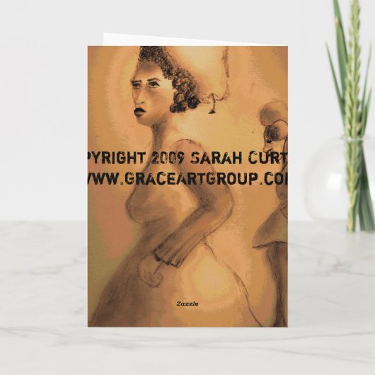 梨の頭 カード (裏面)