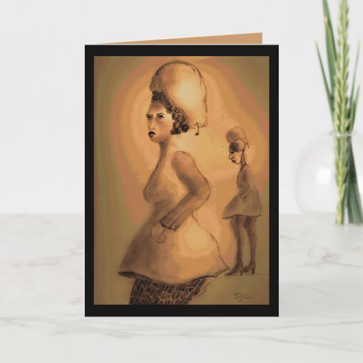 梨の頭 カード (正面)