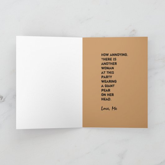 梨の頭 カード (内部)