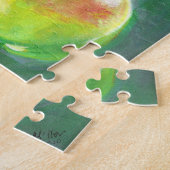 梨ぶら下がったの木絵画の ジグソーパズル (側面)