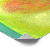 梨ぶら下がったの木絵画の ポスター (角)