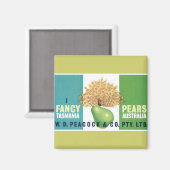 梨をファンシー付ける マグネット (正面/裏面)