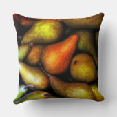 梨を使った静物詩 クッション (裏面)